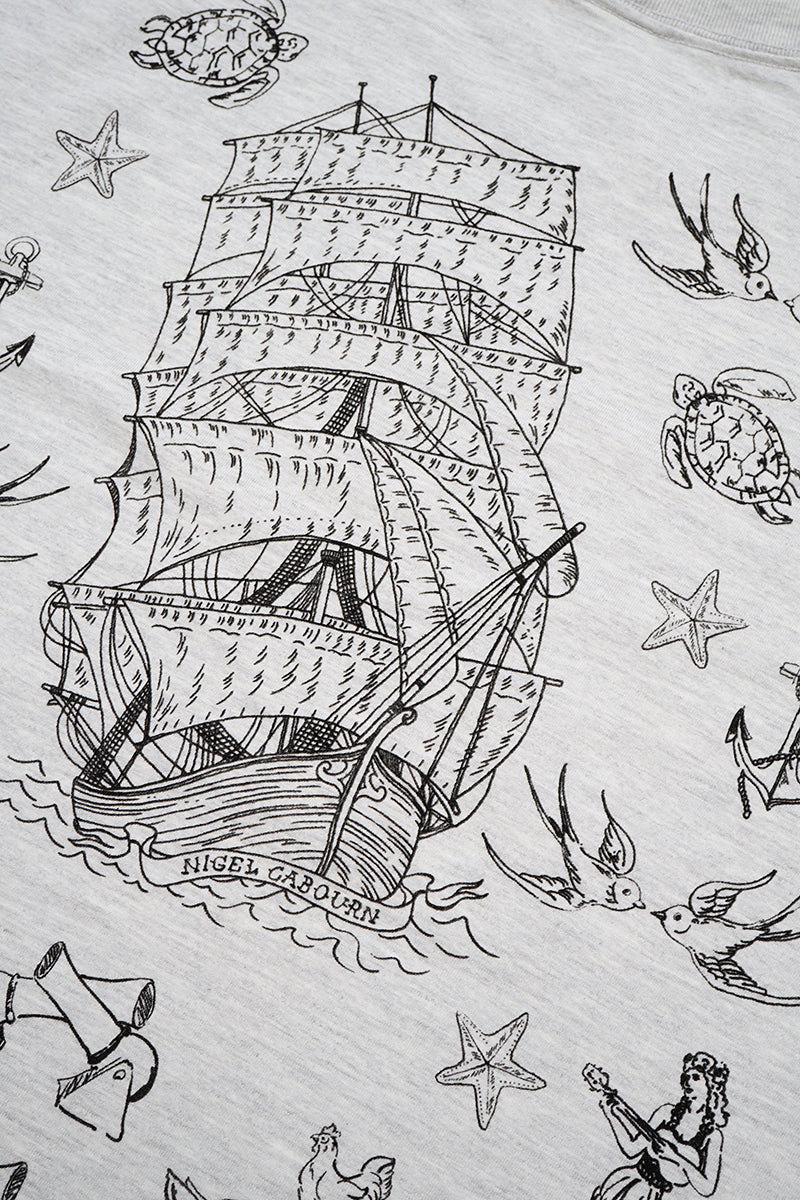 【ナイジェル・ケーボン】MAN / プリントTシャツ - タトゥー / PRINT T-SHIRT - TATTOO
