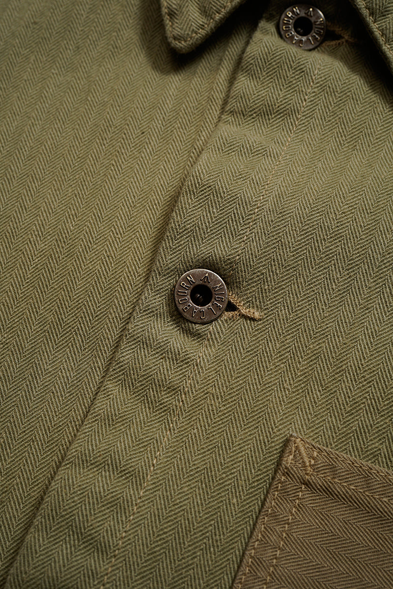 予約商品【ナイジェル・ケーボン】MAN / USMC チョアジャケット - ヘリンボーン / USMC CHORE JACKET - HERRINGBONE