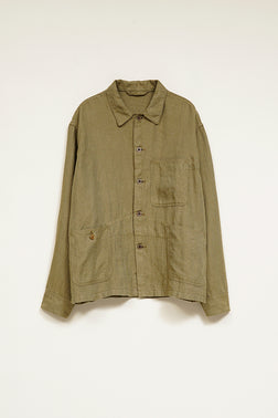 【ナイジェル・ケーボン】MAN / USMCチョアジャケット - リネンヘリンボーンツイル / USMC CHORE JACKET - LINEN HERRINGBONE TWILL
