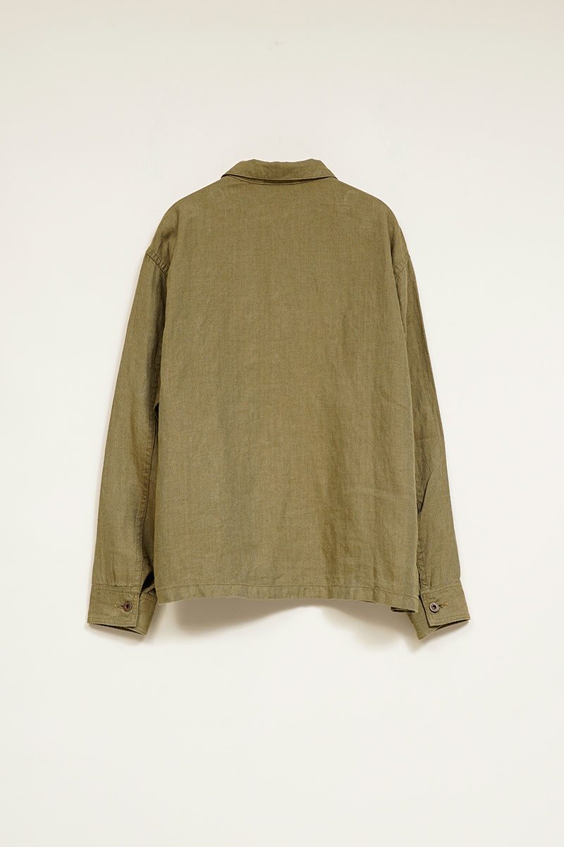 【ナイジェル・ケーボン】MAN / USMCチョアジャケット - リネンヘリンボーンツイル / USMC CHORE JACKET - LINEN HERRINGBONE TWILL