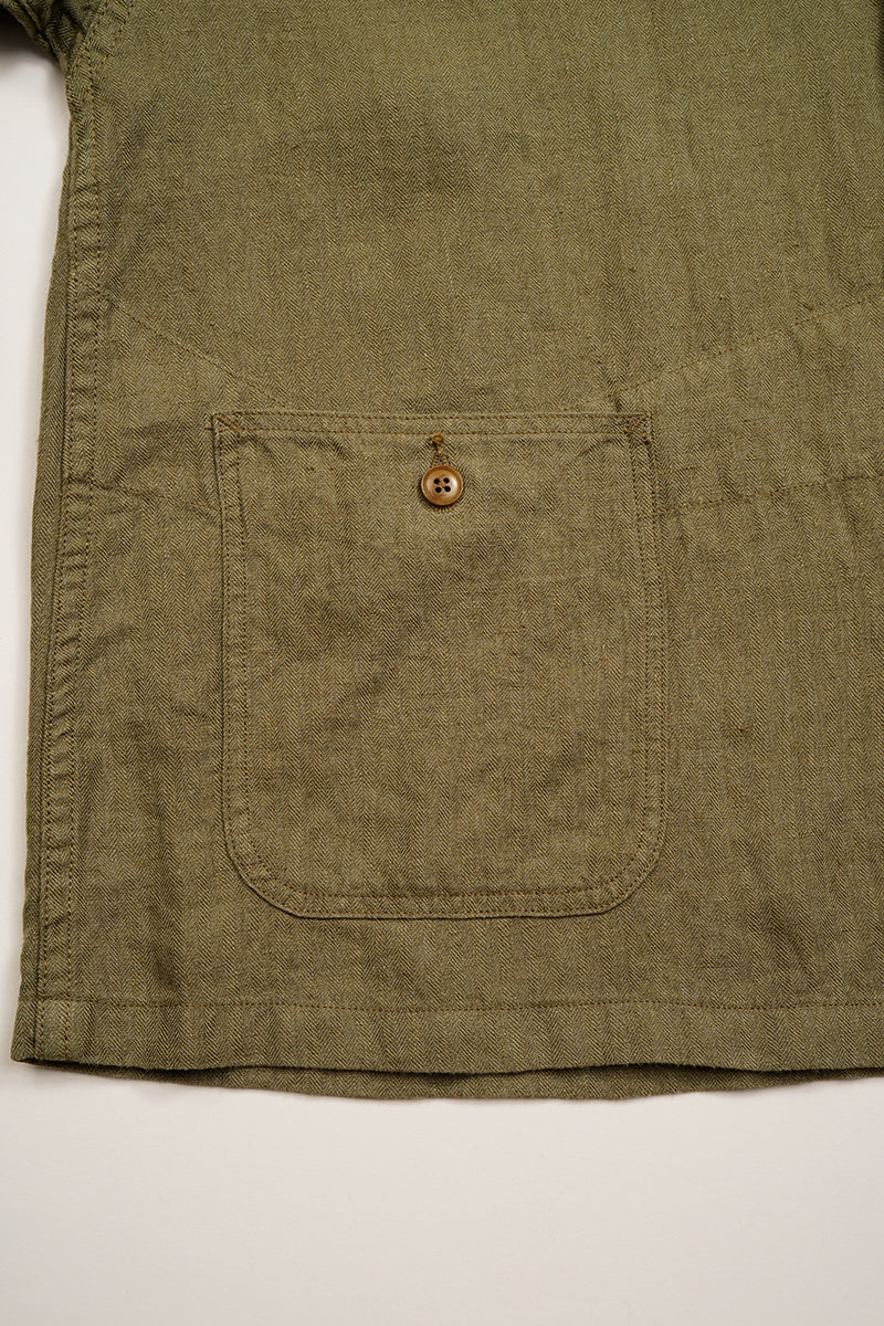 【ナイジェル・ケーボン】MAN / USMCチョアジャケット - リネンヘリンボーンツイル / USMC CHORE JACKET - LINEN HERRINGBONE TWILL