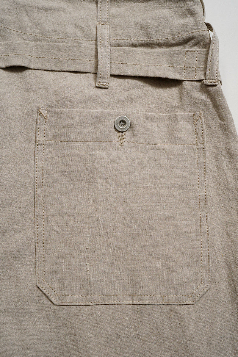 【ナイジェル・ケーボン】MAN / 30sフレンチワークパンツ - リネンニドム / 30s FRENCH WORK PANT - LINEN NIDOM
