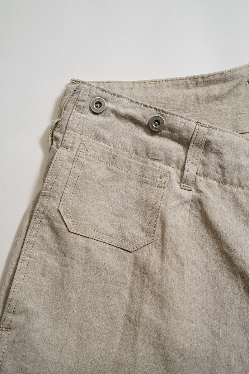 【ナイジェル・ケーボン】MAN / 30sフレンチワークパンツ - リネンニドム / 30s FRENCH WORK PANT - LINEN NIDOM