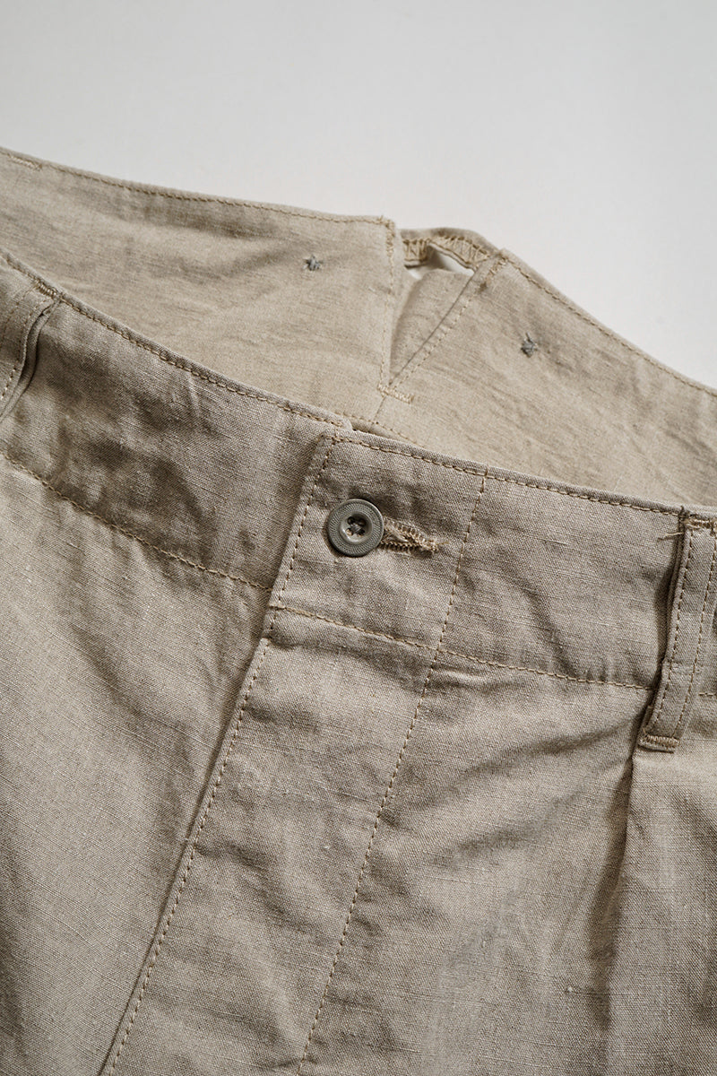 【ナイジェル・ケーボン】MAN / 30sフレンチワークパンツ - リネンニドム / 30s FRENCH WORK PANT - LINEN NIDOM