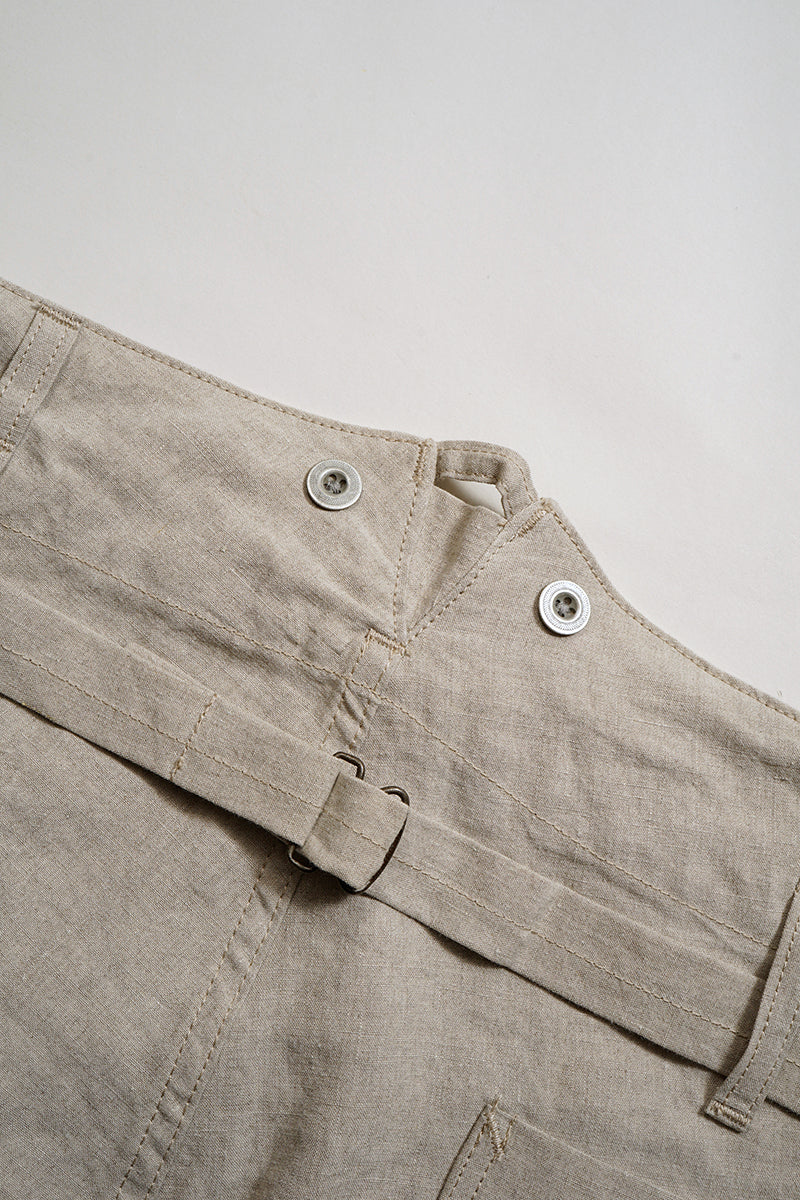 【ナイジェル・ケーボン】MAN / 30sフレンチワークパンツ - リネンニドム / 30s FRENCH WORK PANT - LINEN NIDOM