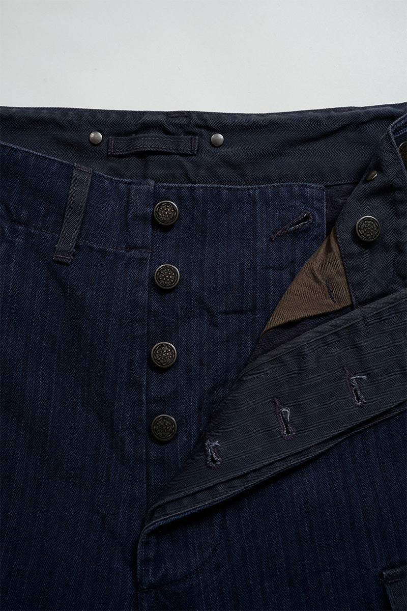 【ナイジェル・ケーボン】MAN / 40s モンキーパンツ - ミックスヘリンボーン / 40s MONKEY PANT - MIX HERRINGBONE