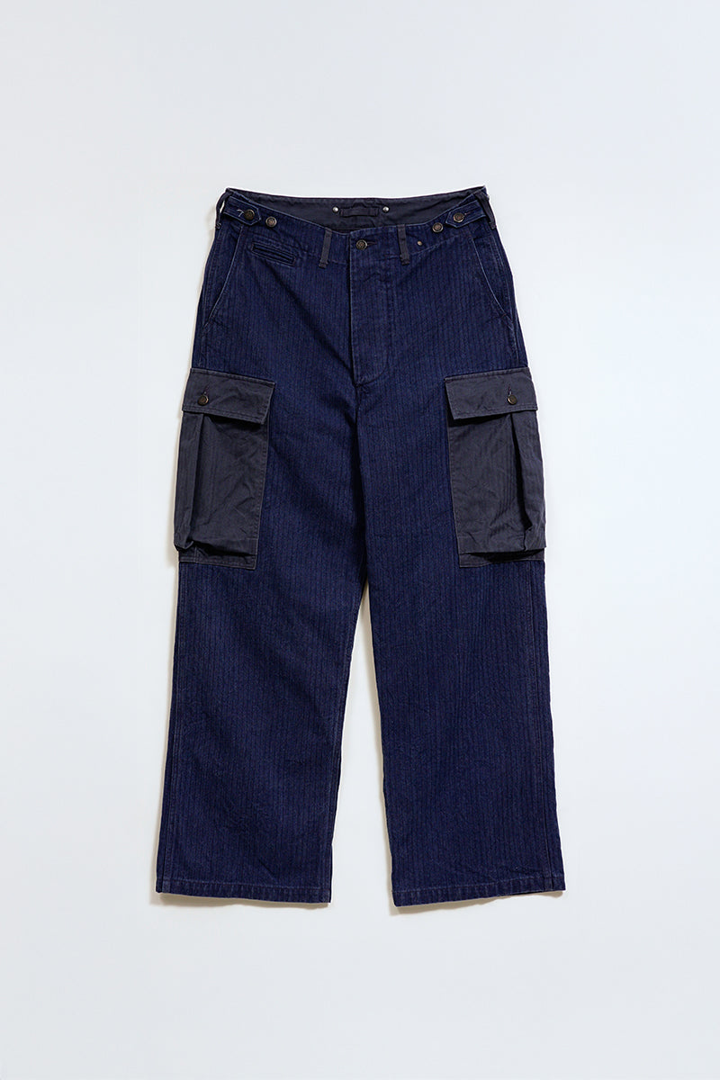 【ナイジェル・ケーボン】MAN / 40s モンキーパンツ - ミックスヘリンボーン / 40s MONKEY PANT - MIX HERRINGBONE