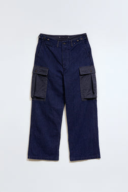 【ナイジェル・ケーボン】MAN / 40s モンキーパンツ - ミックスヘリンボーン / 40s MONKEY PANT - MIX HERRINGBONE