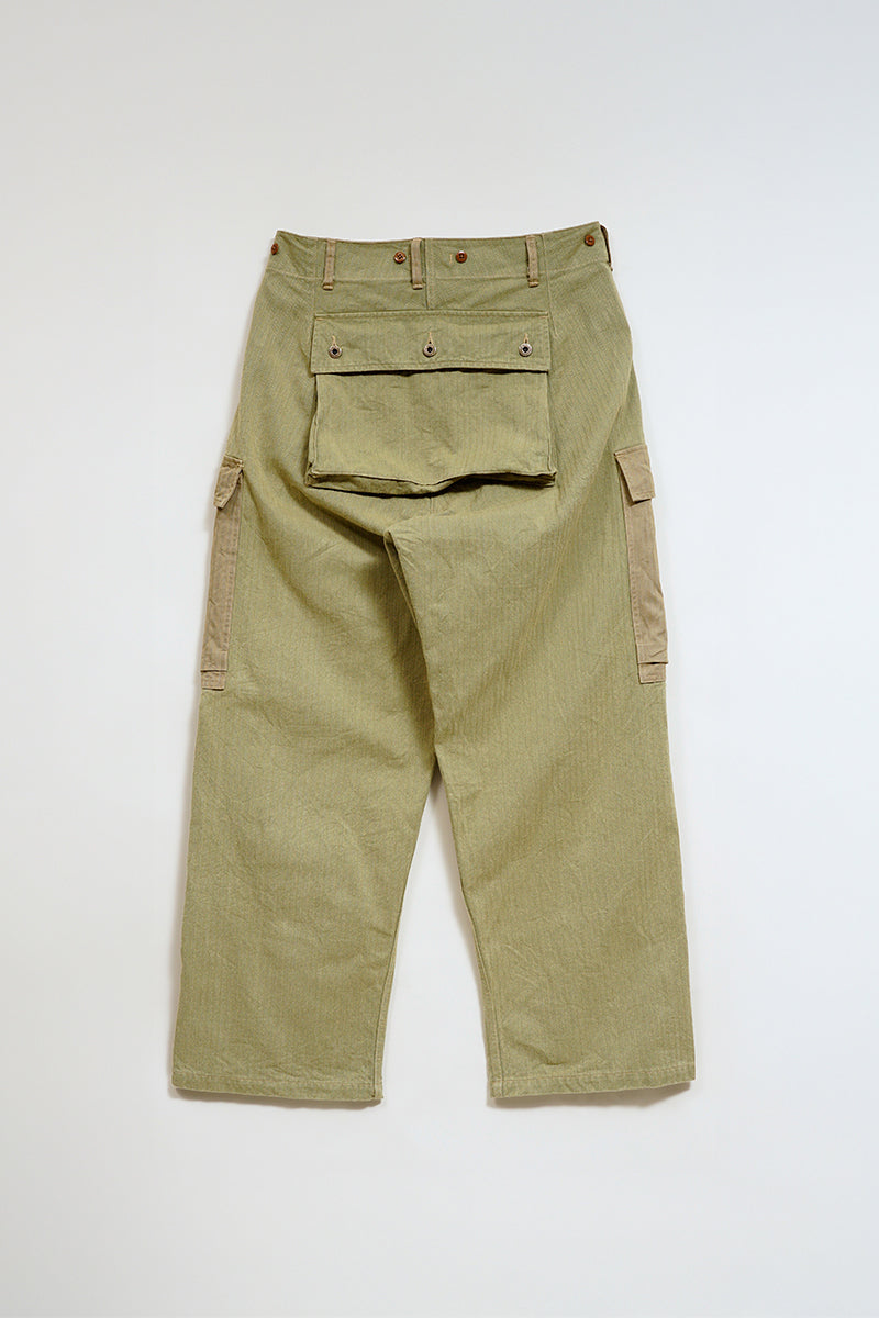 【ナイジェル・ケーボン】MAN / 40s モンキーパンツ - ミックスヘリンボーン / 40s MONKEY PANT - MIX HERRINGBONE