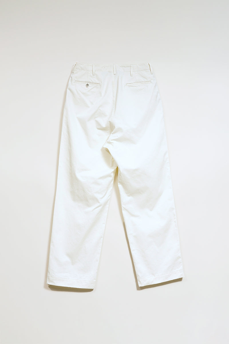 【ナイジェル・ケーボン】MAN / ベーシックチノパンツ - ホワイト / BASIC CHINO PANT - WHITE