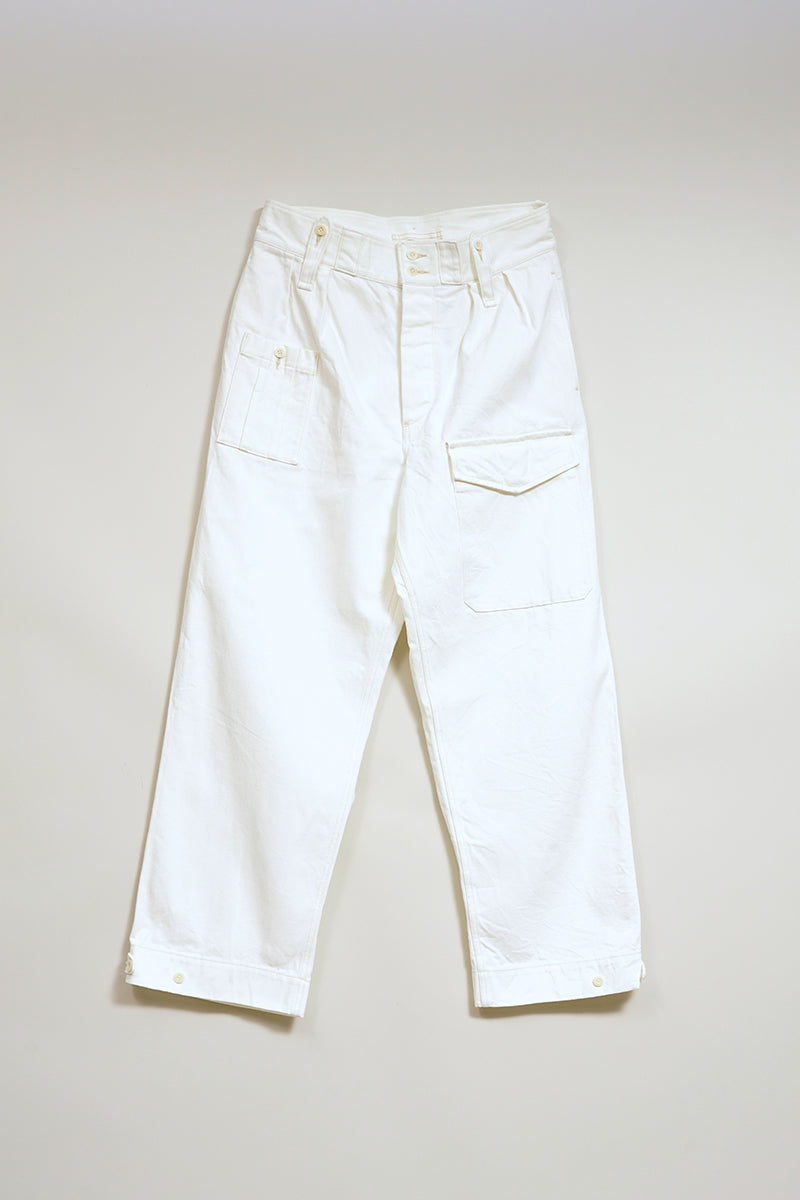 【ナイジェル・ケーボン】MAN / ブリティッシュアーミーパンツ - ホワイトデニム / BRITISH ARMY PANT - WHITE DENIM