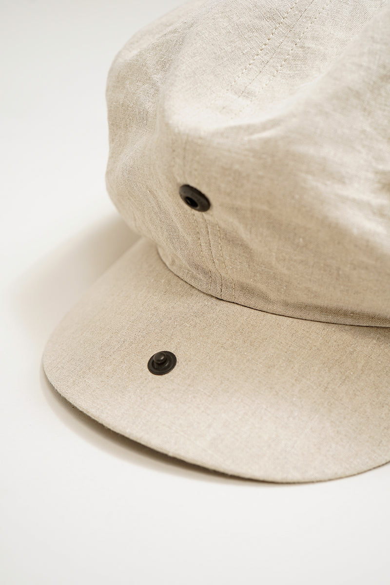 【ナイジェル・ケーボン】MAN / ワークキャスケット - リネンニドム / WORKER CASQUETTE - LINEN NIDOM
