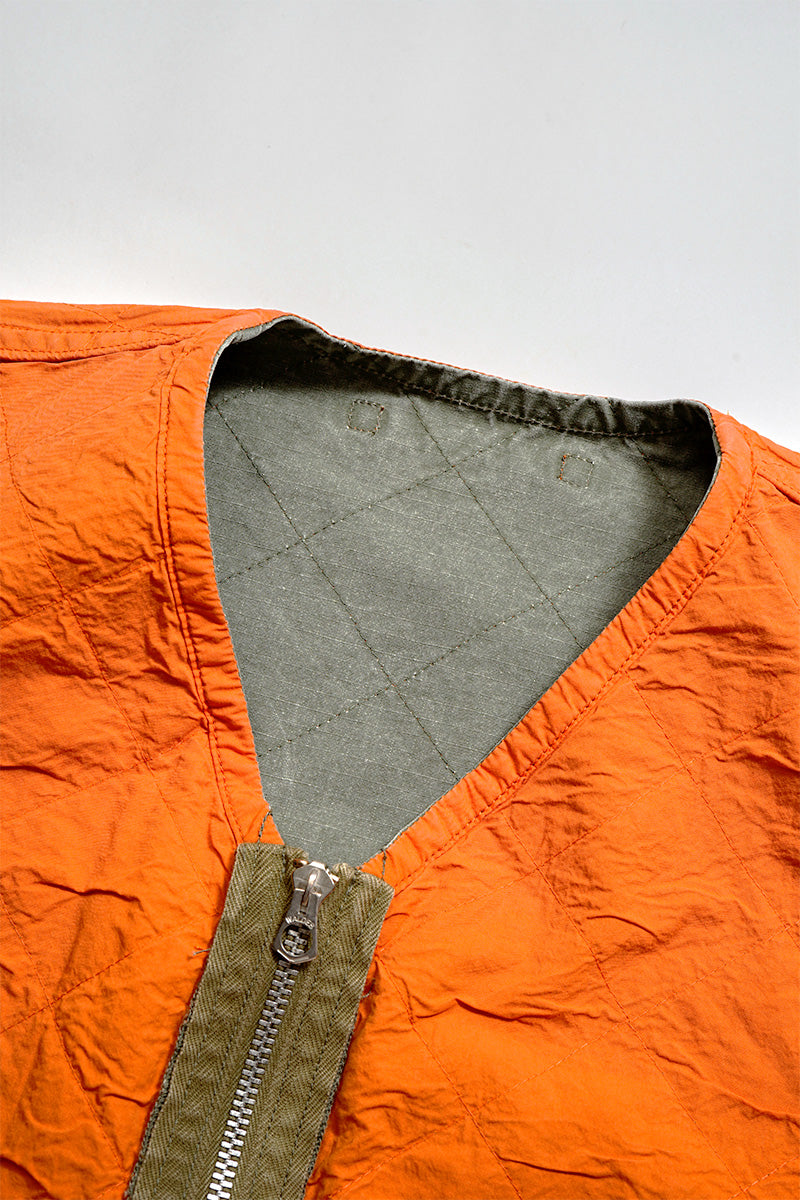 【ナイジェル・ケーボン】MAN / キルティングデッキベストリバーシブル - リップストップ / QUILTING DECK VEST REVERSIBLE - RIPSTOP