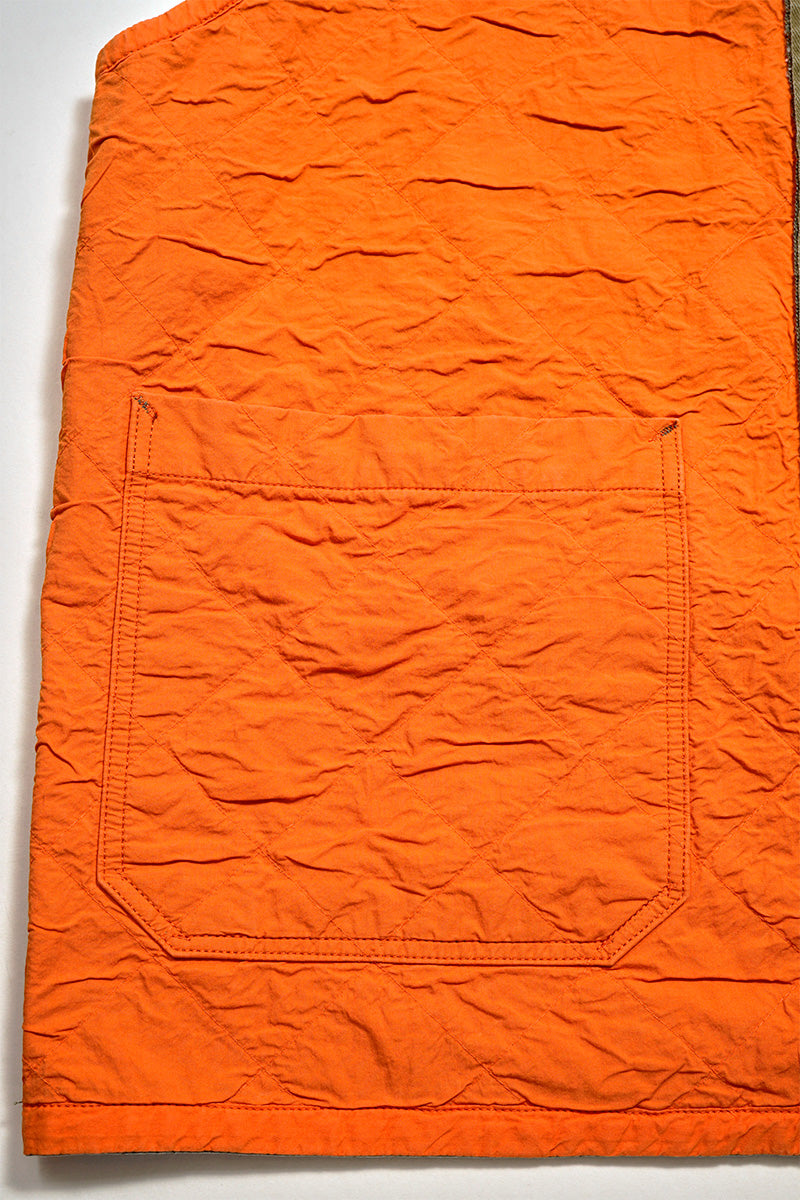 【ナイジェル・ケーボン】MAN / キルティングデッキベストリバーシブル - リップストップ / QUILTING DECK VEST REVERSIBLE - RIPSTOP