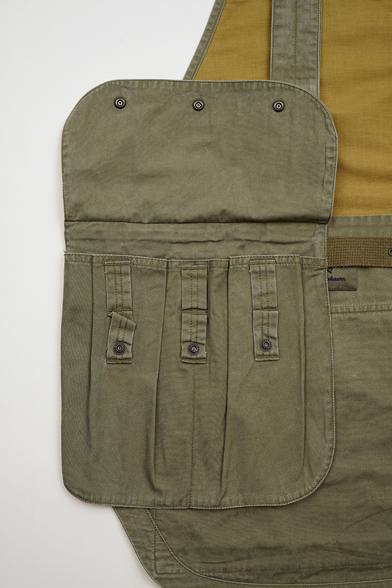 【ナイジェル・ケーボン】MAN / フィッシングベスト - ピグメントダイ / FISHING VEST - PIGMENT DYE