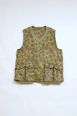 【ナイジェル・ケーボン】MAN / プルオーバーベスト - ダックハンターカモ / PULLOVER FISHING VEST - DUCK HUNTER CAMO