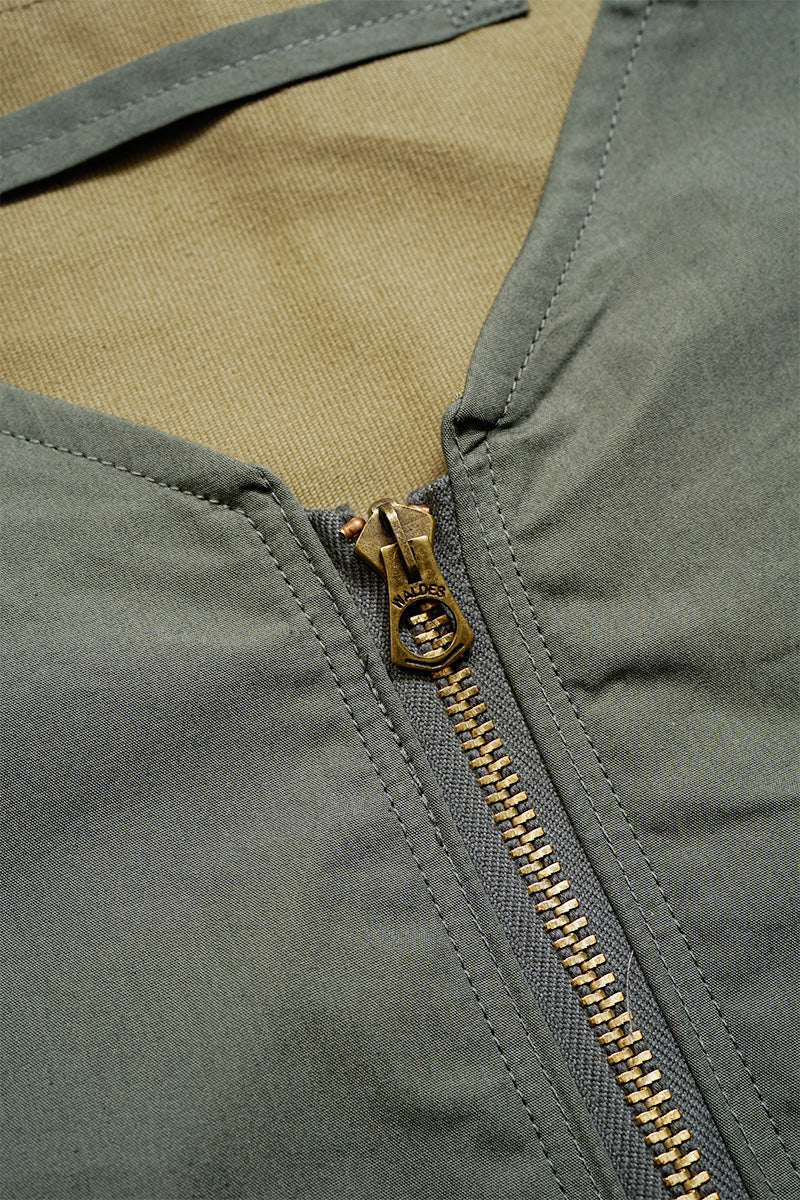【ナイジェル・ケーボン】MAN / スーベニアベスト - リバーシブルコットンナイロンウェザー / SOUVENIR VEST - REV COTTON NYLON WEATHER
