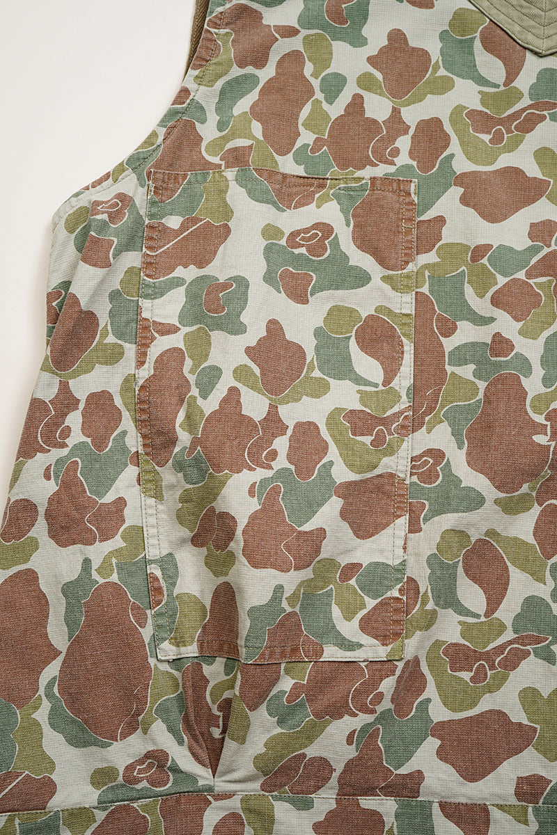 【ナイジェル・ケーボン】MAN / プルオーバーアーミーベスト - カモ / PULLOVER ARMY VEST - CAMO