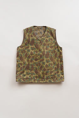 オンラインストア限定【ナイジェル・ケーボン】MAN / クリケットベスト - ダックハンターカモ / CRICKET VEST - DUCK HUNTER CAMO