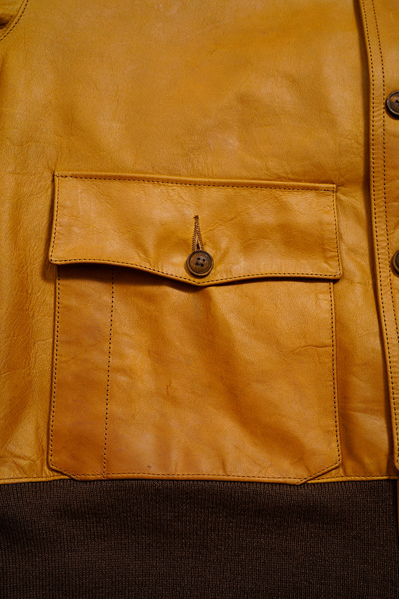 予約商品【ナイジェル・ケーボン】MAN / A-1 フライトジャケット - ホースヌバック / A-1 FLIGHT JACKET - HORSE NUBUCK