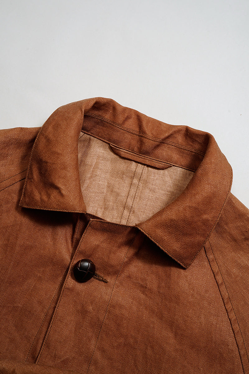 【ナイジェル・ケーボン】MAN / フィッシャーマンコート - カキシブリネン / FISHERMAN COAT KAKISHIBU LINEN