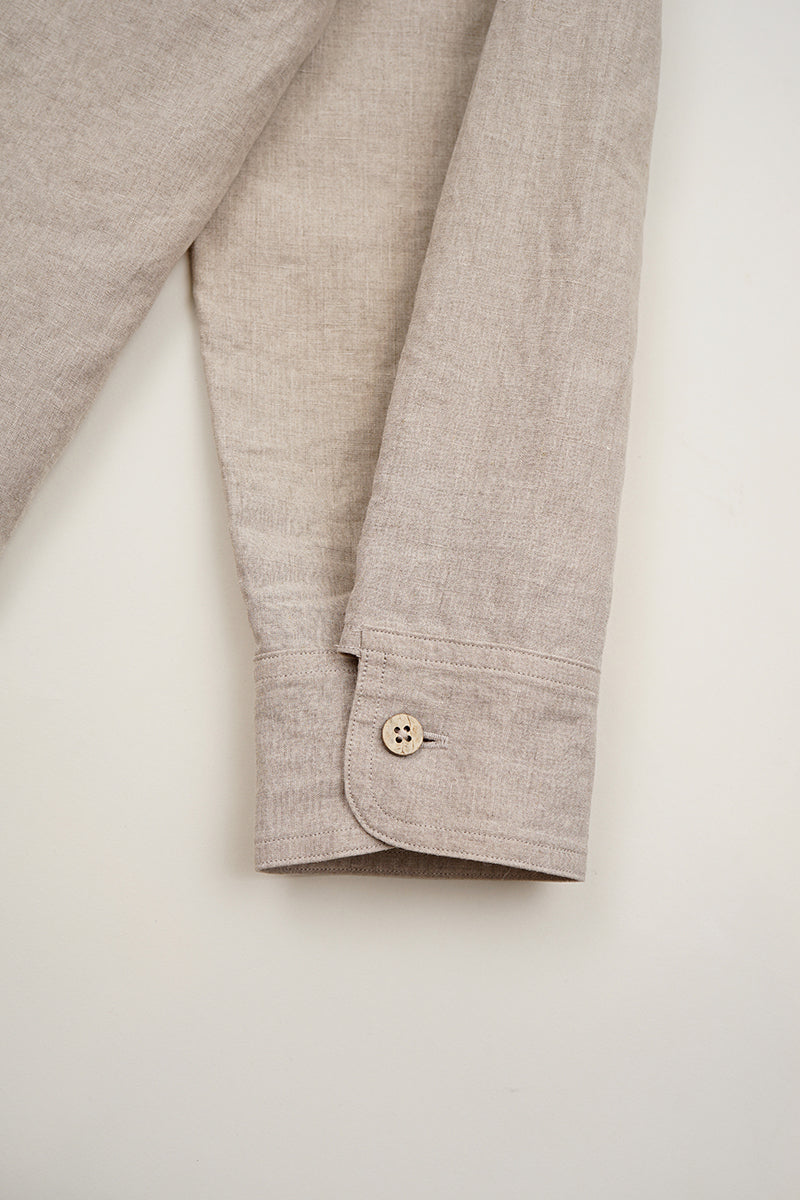 【ナイジェル・ケーボン】MAN / ファーマーオープンカラーシャツ / FARMAR OPEN COLLAR SHIRT