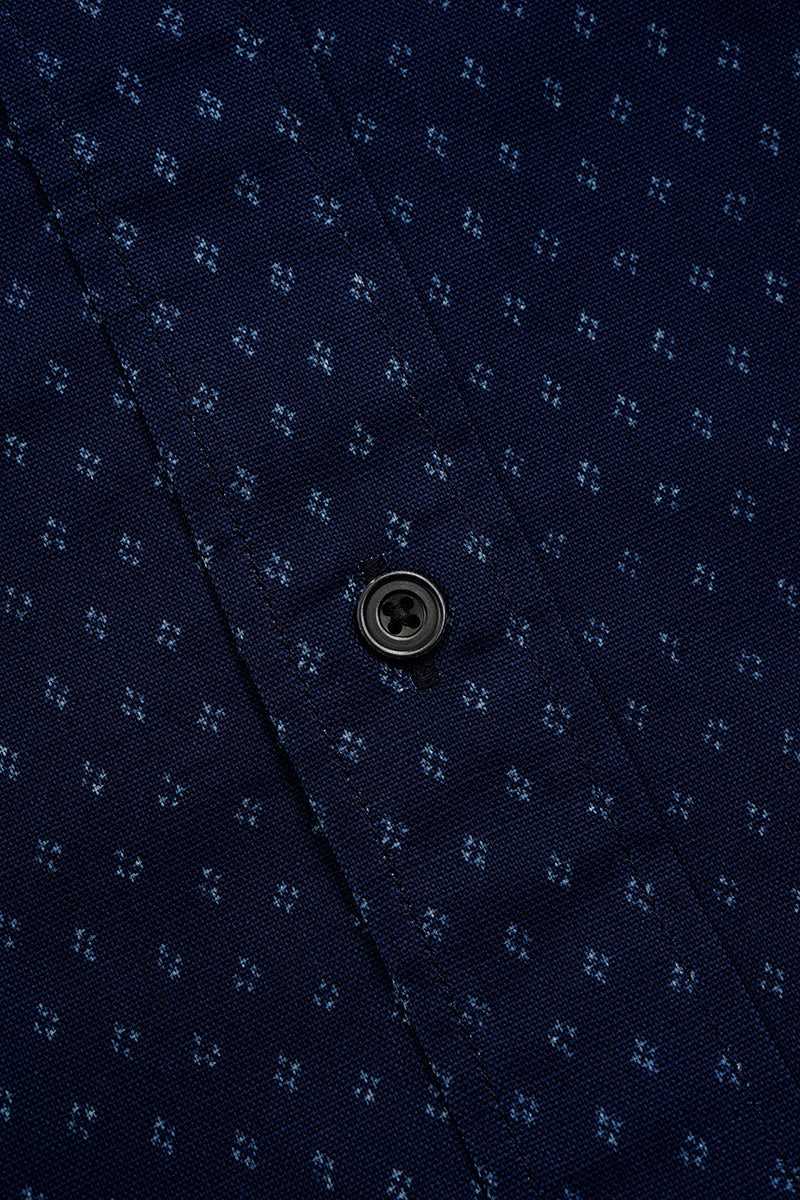 予約商品【ナイジェル・ケーボン】MAN / ファーマースタンドシャツ - 絣 / FARMER STAND SHIRT - KASURI