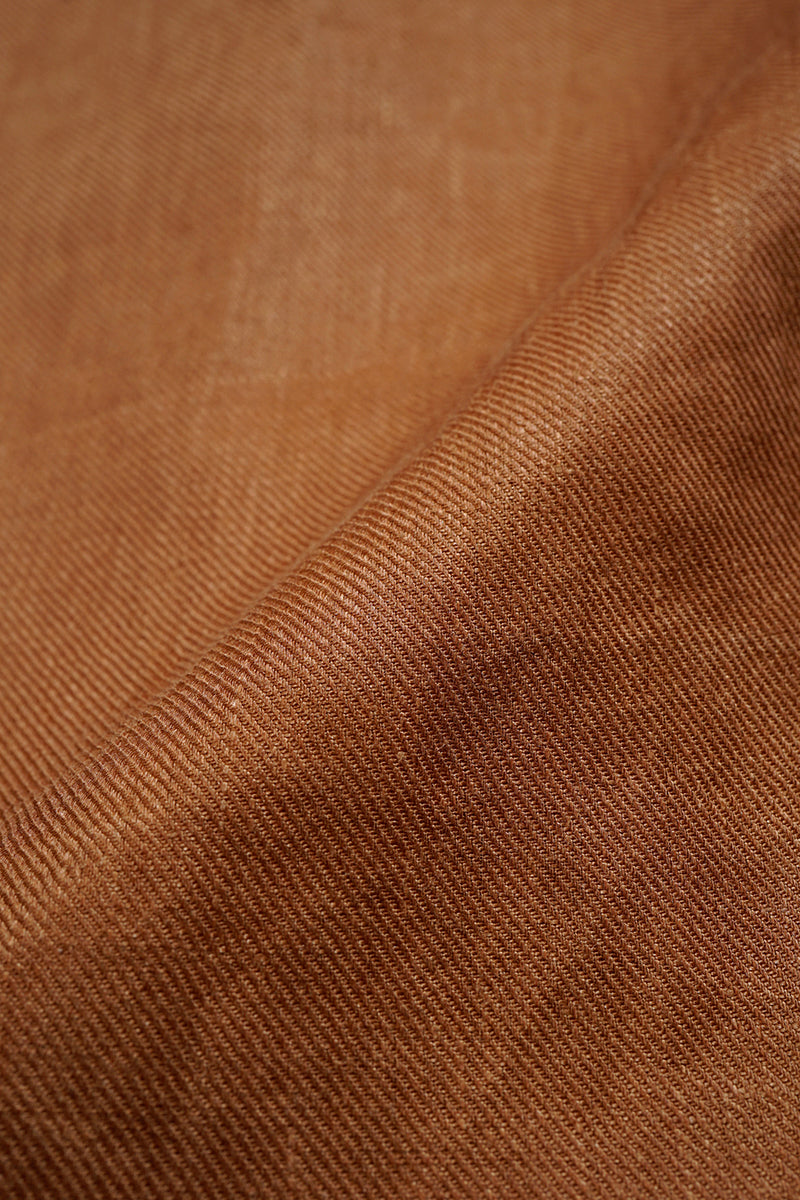 【ナイジェル・ケーボン】MAN / フィッシャーマンシャツ - カキシブリネン / FISHERMAN SHIRT - KAKISHIBU LINEN