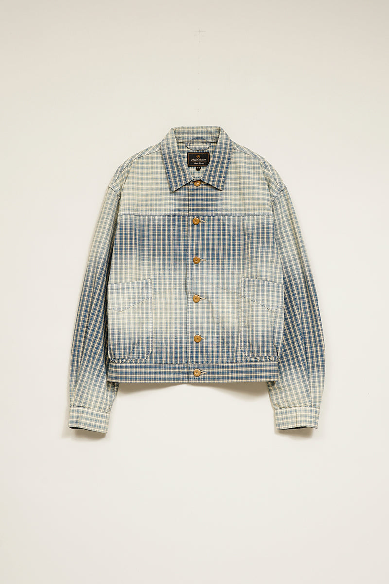 予約商品【ナイジェル・ケーボン】MAN / ファーマージャケット - パラカチェック / FARMER JACKET - PALAKA CHECK