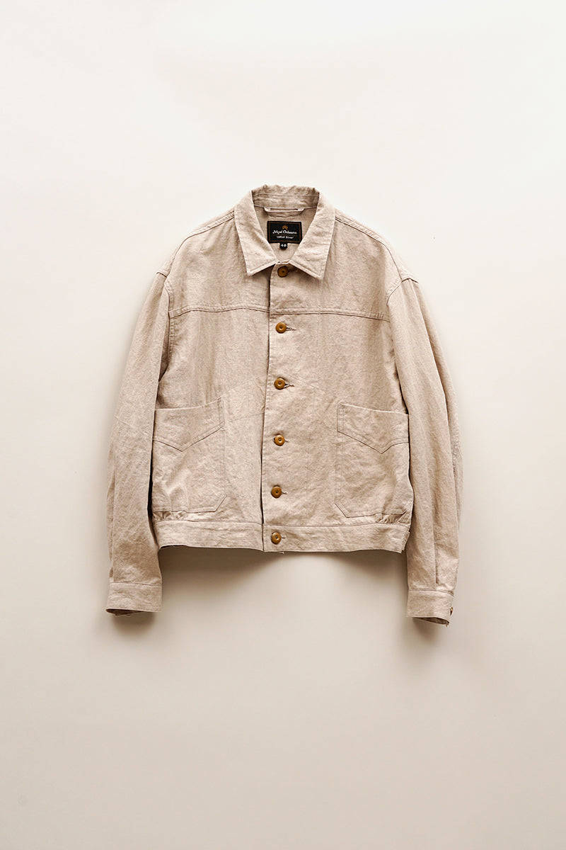 【ナイジェル・ケーボン】MAN / ファーマージャケット - リネン / FARMER JACKET - LINEN