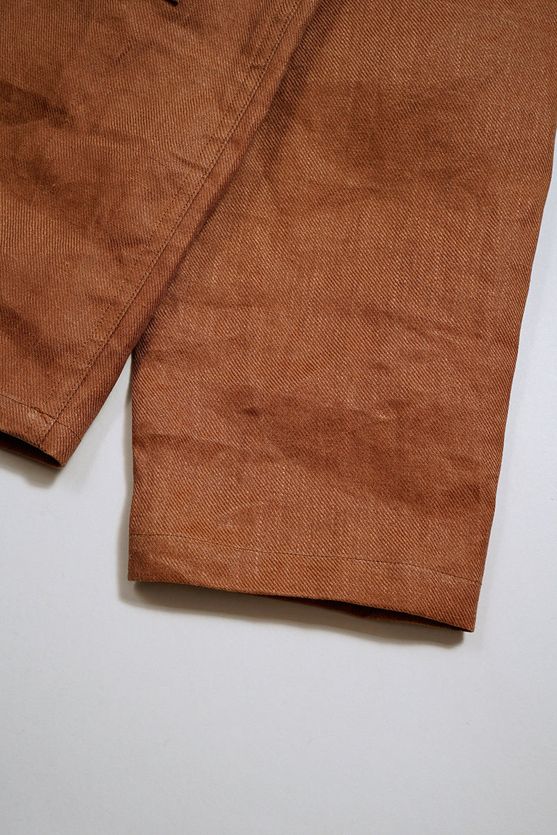 【ナイジェル・ケーボン】MAN / フィッシャーマンジップアップシャツ - カキシブ / FISHERMAN ZIPUP SHIRT - KAKISHIBU