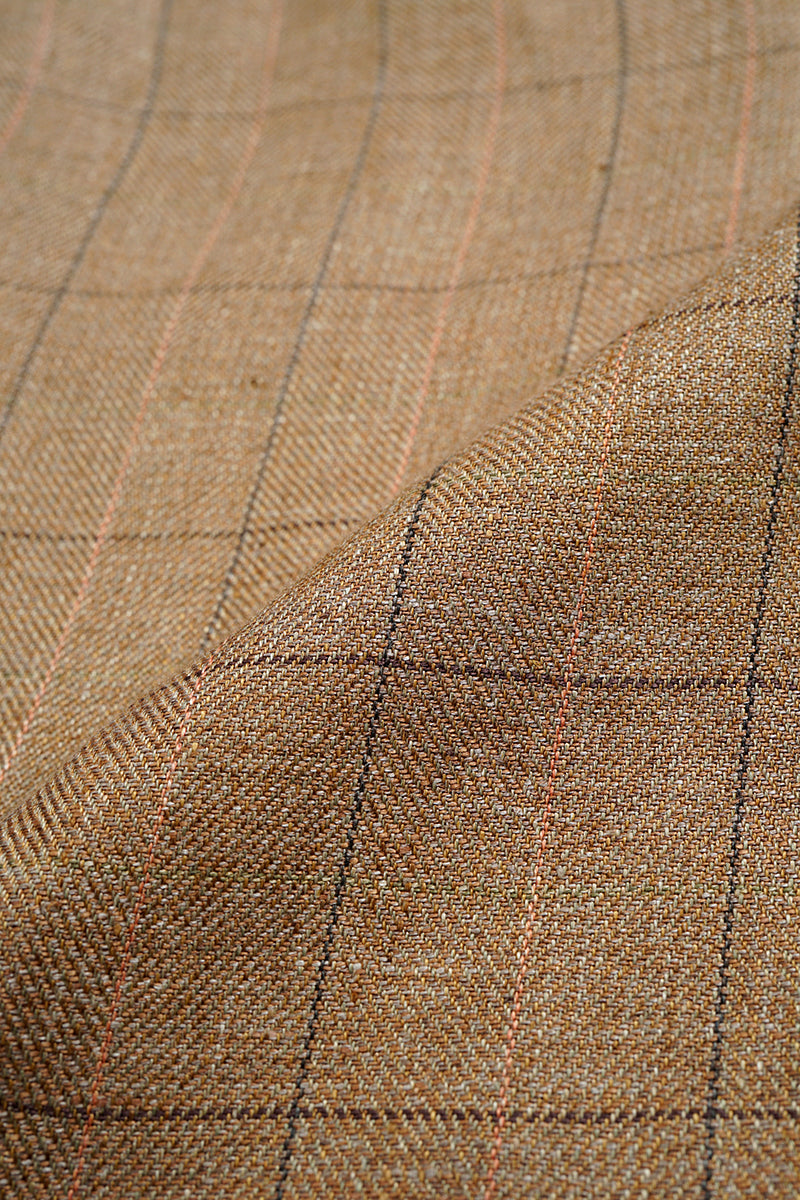 【ナイジェル・ケーボン】MAN / ランチワーカーベスト - ヘンプリネンチェック / RANCH WORKER VEST - HEMP LINEN CHECK
