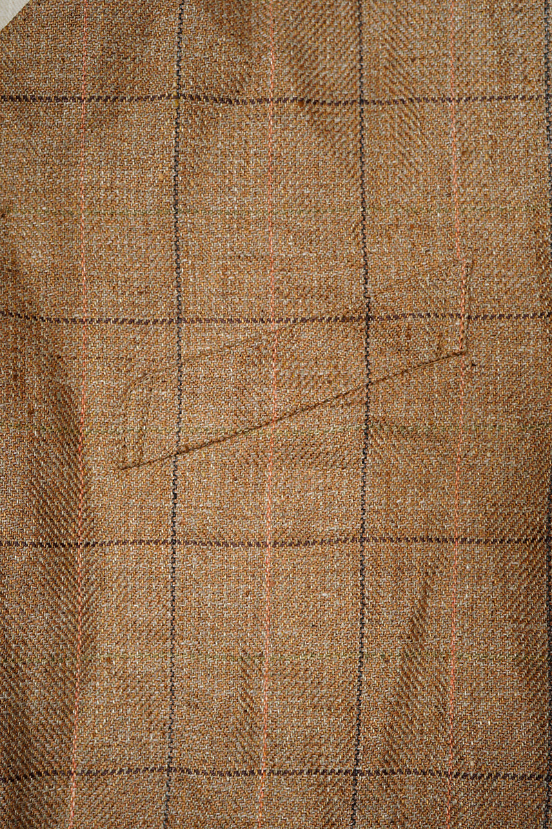 【ナイジェル・ケーボン】MAN / ランチワーカーベスト - ヘンプリネンチェック / RANCH WORKER VEST - HEMP LINEN CHECK