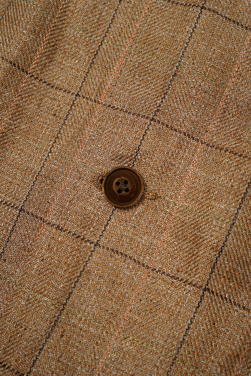 【ナイジェル・ケーボン】MAN / ランチワーカージャケット - ヘンプリネンチェック / RANCH WORKER JACKET - HEMP LINEN CHECK