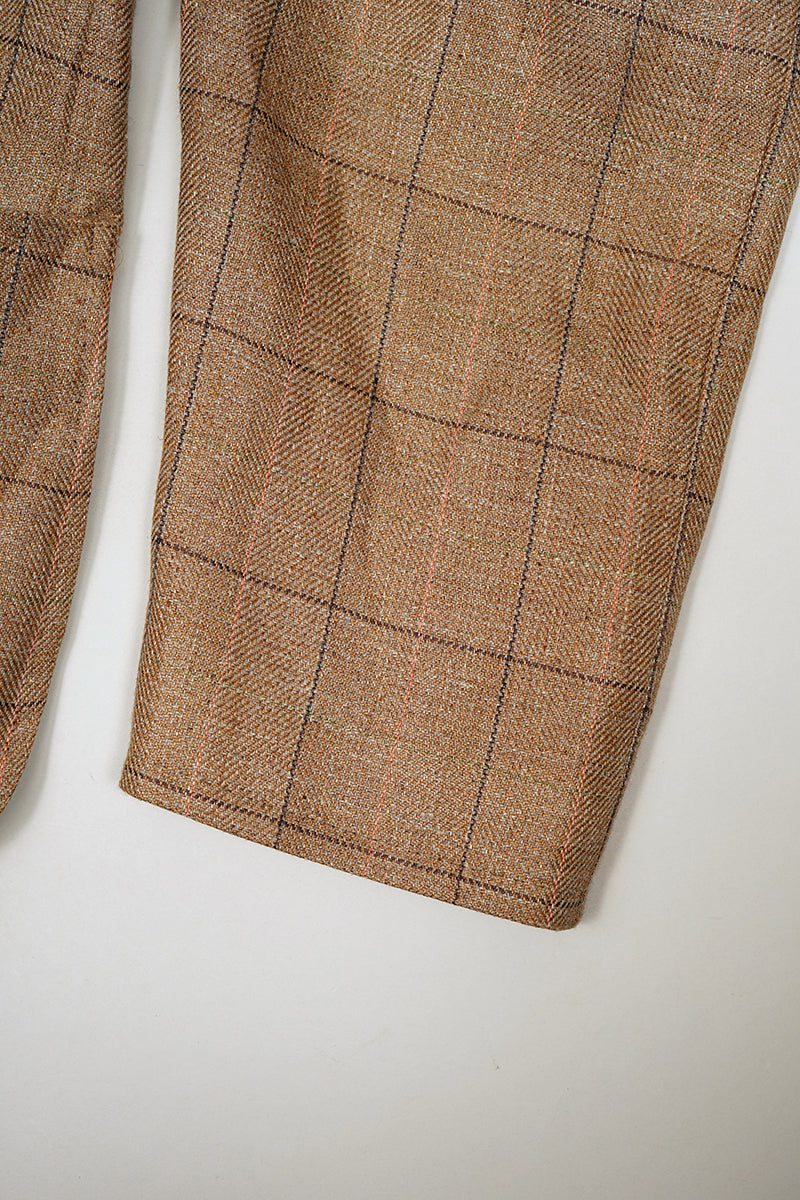 【ナイジェル・ケーボン】MAN / ランチワーカージャケット - ヘンプリネンチェック / RANCH WORKER JACKET - HEMP LINEN CHECK