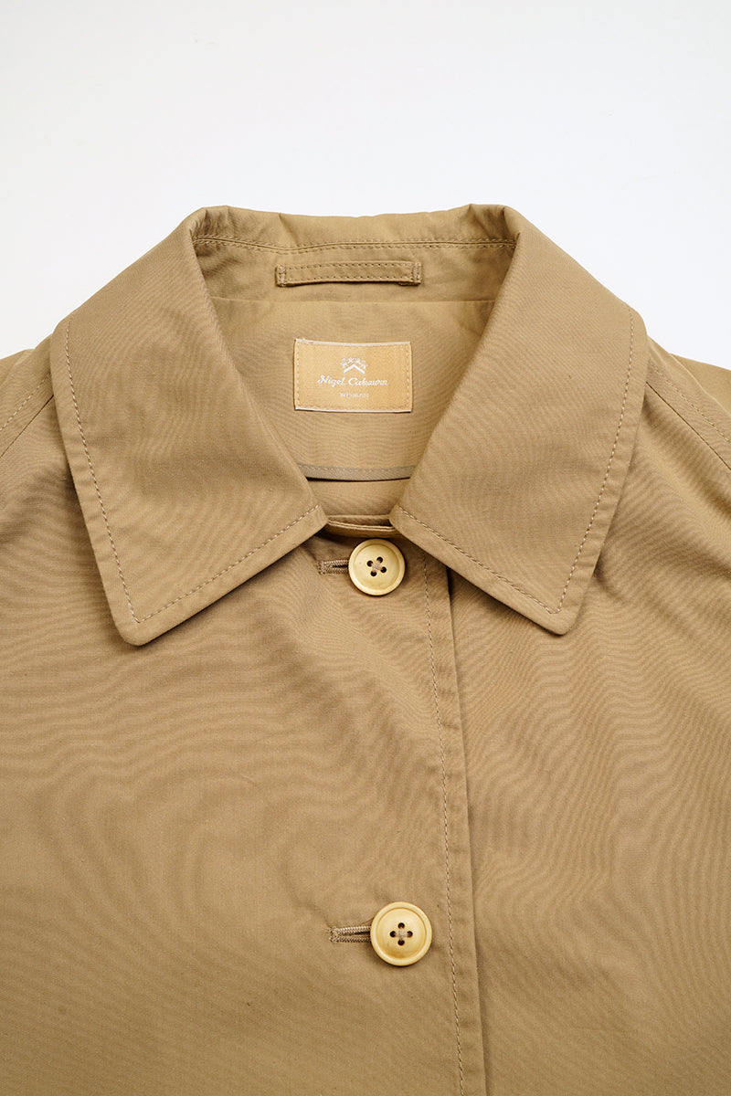 【ナイジェル・ケーボン】WOMAN / バルマカーンコート - コットンナイロンウェザー / BALMACAAN COAT COTTON NYLON WEATHER