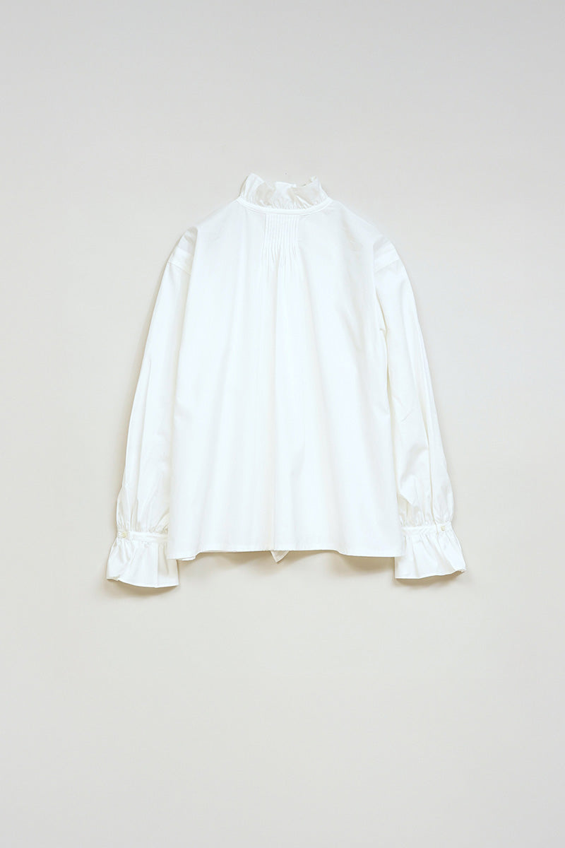 【ナイジェル・ケーボン】WOMAN / ギャザーカラーブラウス / GATHER COLLAR BLOUSE