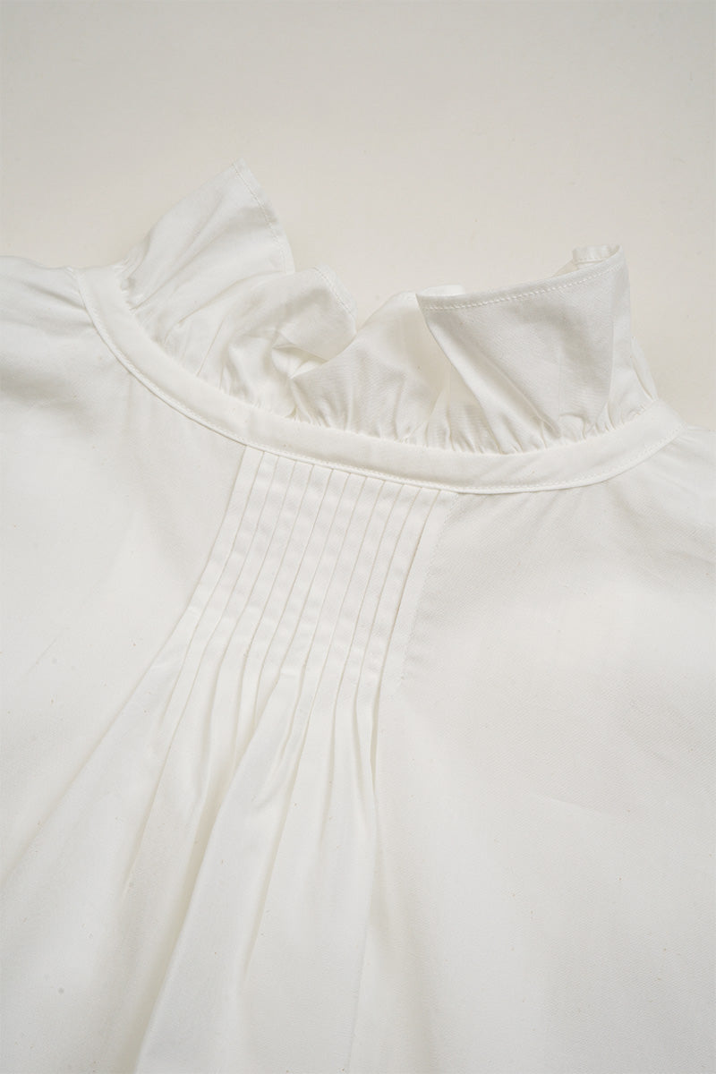 【ナイジェル・ケーボン】WOMAN / ギャザーカラーブラウス / GATHER COLLAR BLOUSE