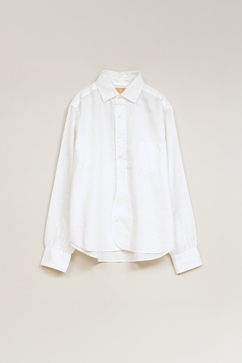 【ナイジェル・ケーボン】WOMAN / ブリティッシュオフィサーズ シャツ タイプ2 ヘンプ ウーマン / BRITISH OFFICERS TYPE2 HEMP W