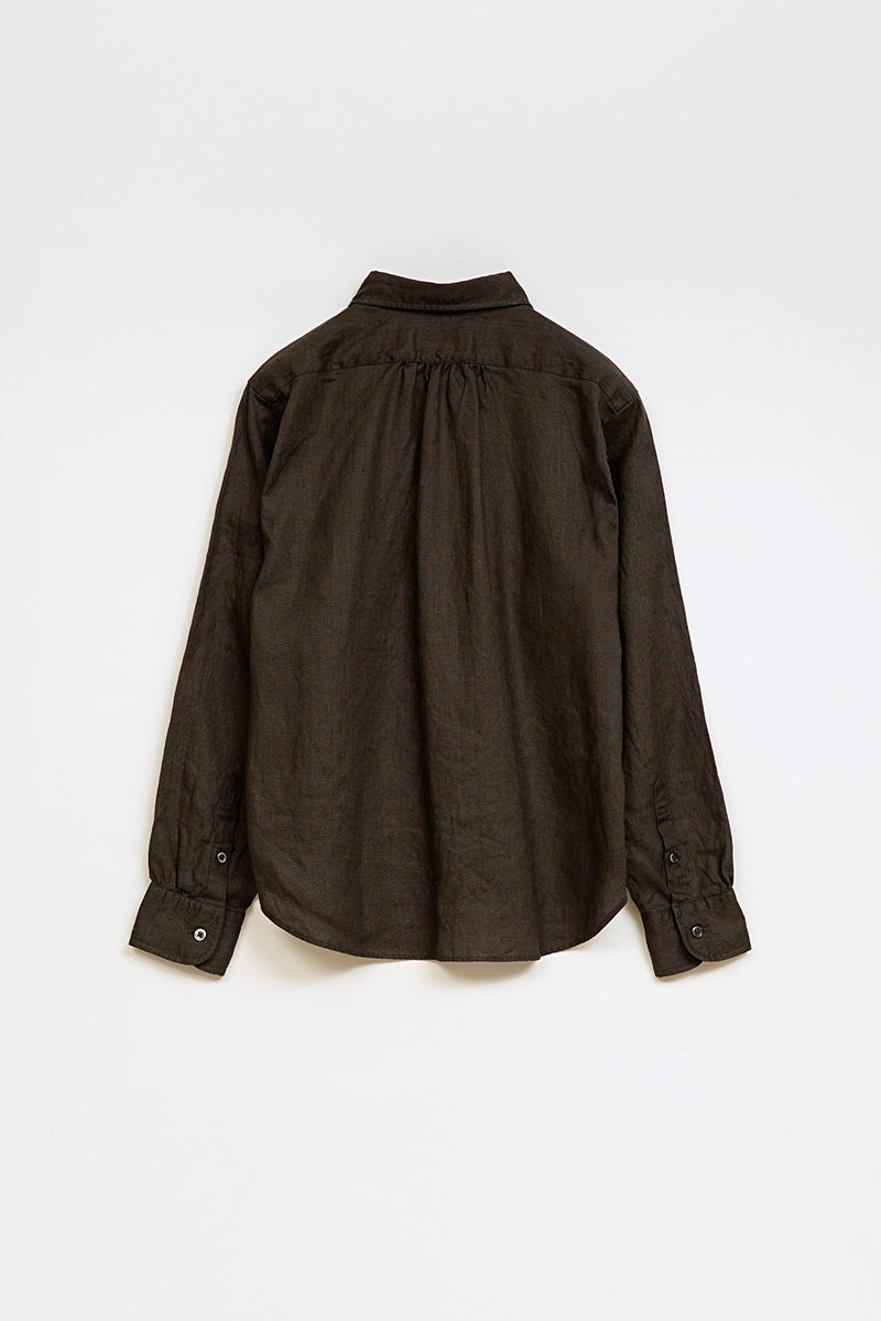 【ナイジェル・ケーボン】WOMAN / ブリティッシュオフィサーズ シャツ タイプ2 ヘンプ ウーマン / BRITISH OFFICERS TYPE2 HEMP W