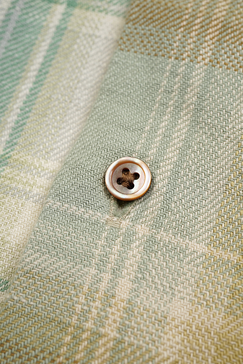 【ナイジェル・ケーボン】WOMAN / グランパシャツ クレイジーパターン / GRANDPA SHIRT CRAZY PATTERN