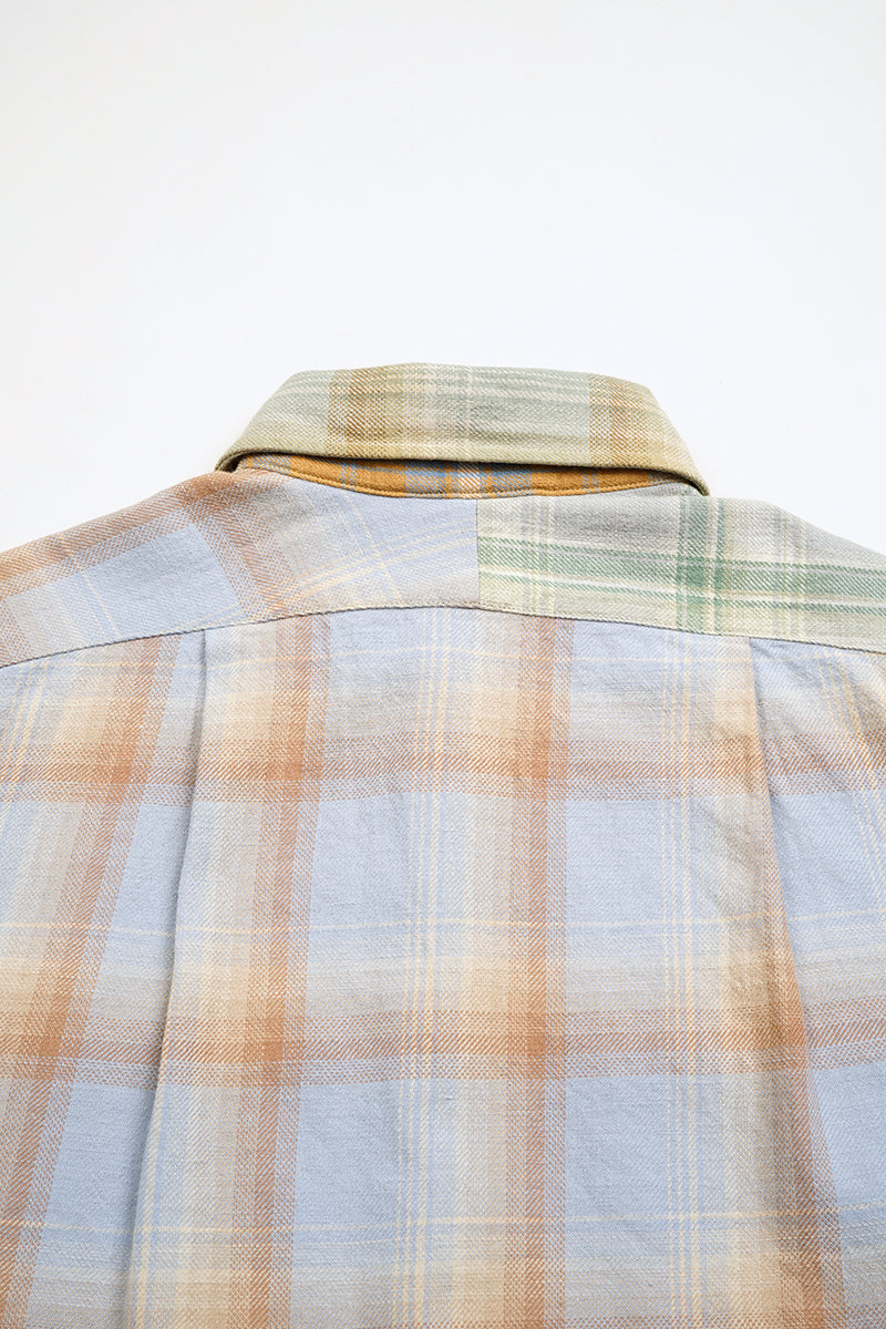 【ナイジェル・ケーボン】WOMAN / グランパシャツ クレイジーパターン / GRANDPA SHIRT CRAZY PATTERN