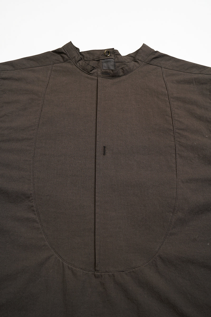 【ナイジェル・ケーボン】WOMAN / スターチドボザム シャツ- コットンツイル / STARCHED BOSOM SHIRT -  COTTON TWILL