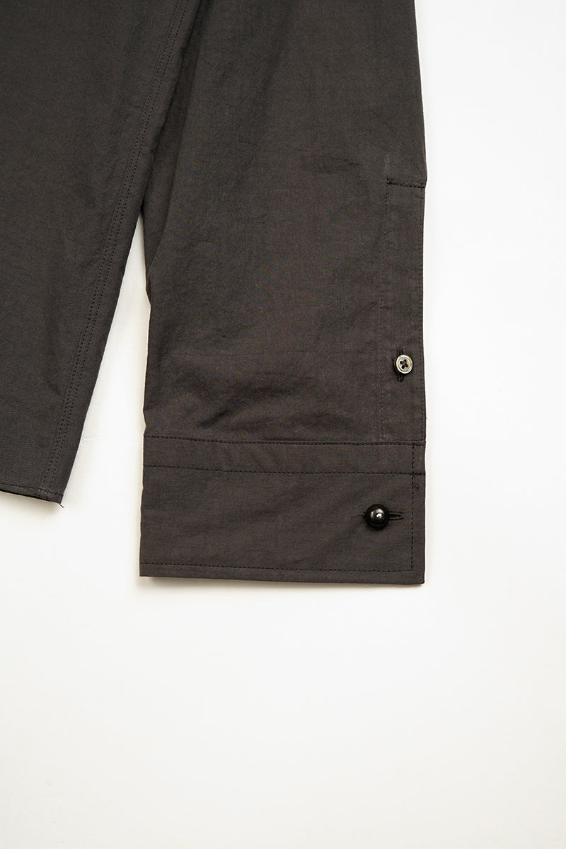 【ナイジェル・ケーボン】WOMAN / スターチドボザム シャツ- コットンツイル / STARCHED BOSOM SHIRT -  COTTON TWILL