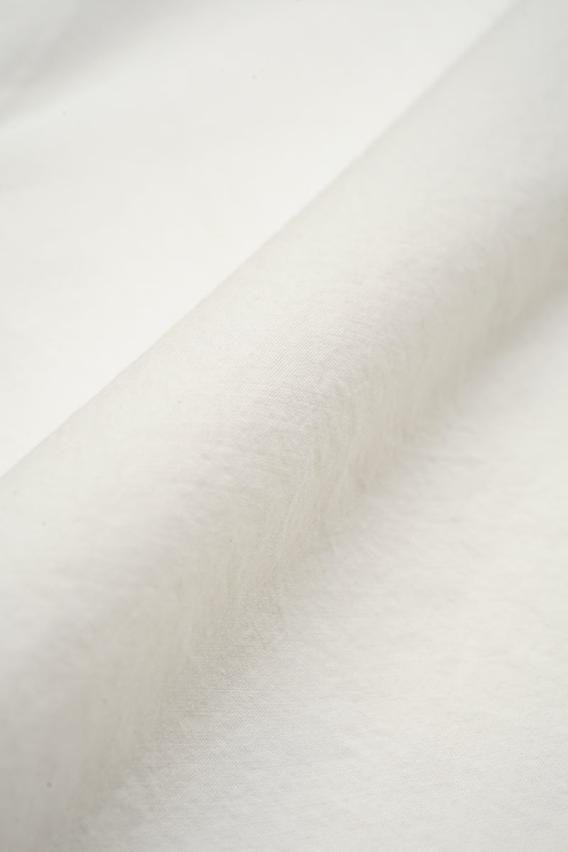 【ナイジェル・ケーボン】WOMAN / スターチドボザム シャツ- コットンツイル / STARCHED BOSOM SHIRT -  COTTON TWILL