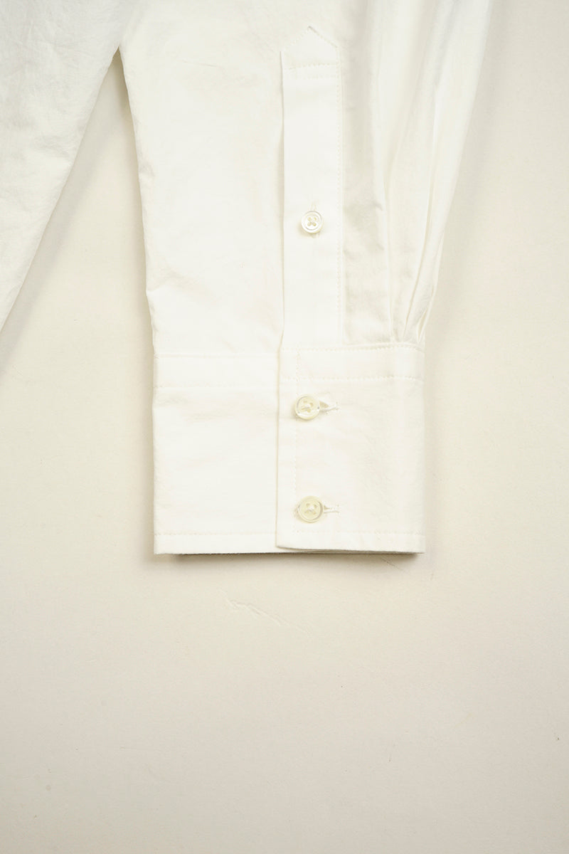 【ナイジェル・ケーボン】WOMAN / ボウタイ ブラウス - コットンツイル / BOW TIE BLOUSE COTTON TWILL