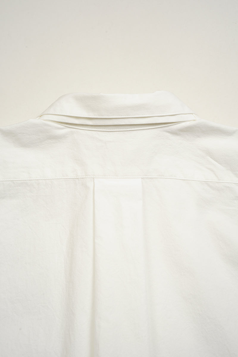 【ナイジェル・ケーボン】WOMAN / ボウタイ ブラウス - コットンツイル / BOW TIE BLOUSE COTTON TWILL