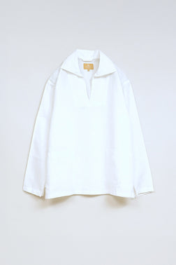 【ナイジェル・ケーボン】WOMAN / フレンチ プルオーバー シャツ- ヘンプ / FRENCH P/O SHIRT - HEMP