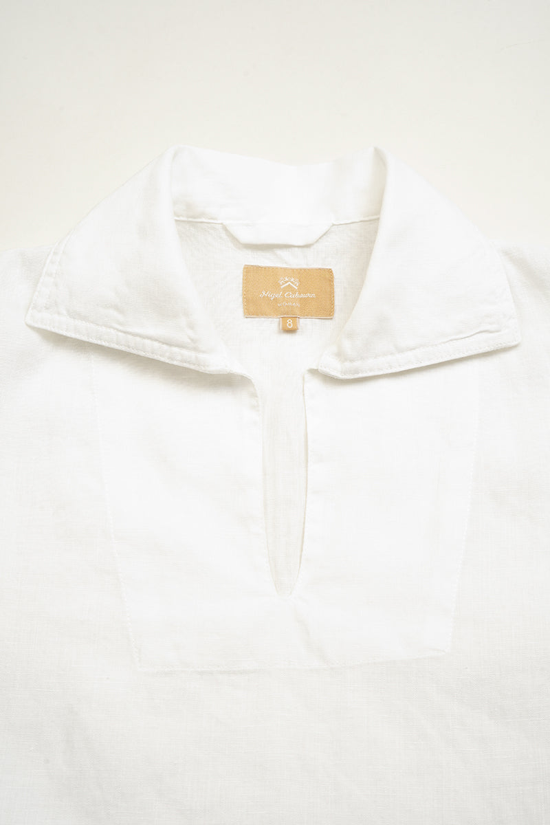 【ナイジェル・ケーボン】WOMAN / フレンチ プルオーバー シャツ- ヘンプ / FRENCH P/O SHIRT - HEMP