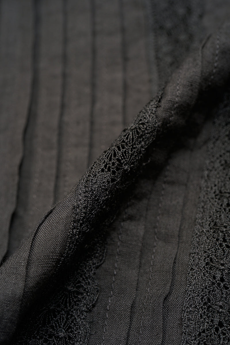 【ナイジェル・ケーボン】WOMAN / リバースレース ブラウス - カディ / LEAVERS LACE BLOUSE - KHADI